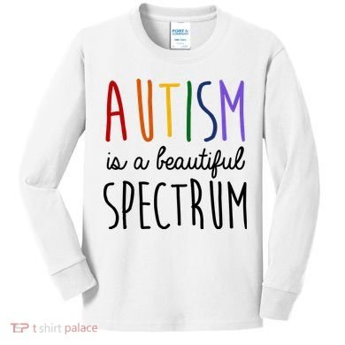 Autism Is A Beautiful Spectrum Awareness Kids Long Sleeve Shirt