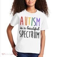 Autism Is A Beautiful Spectrum Awareness Kids T-Shirt thumb 2