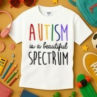 Autism Is A Beautiful Spectrum Awareness Kids T-Shirt thumb 3