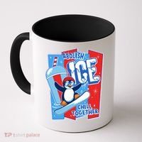 Anti ICE Abolish ICE Chill Together Penguin Coffee Mug thumb 0