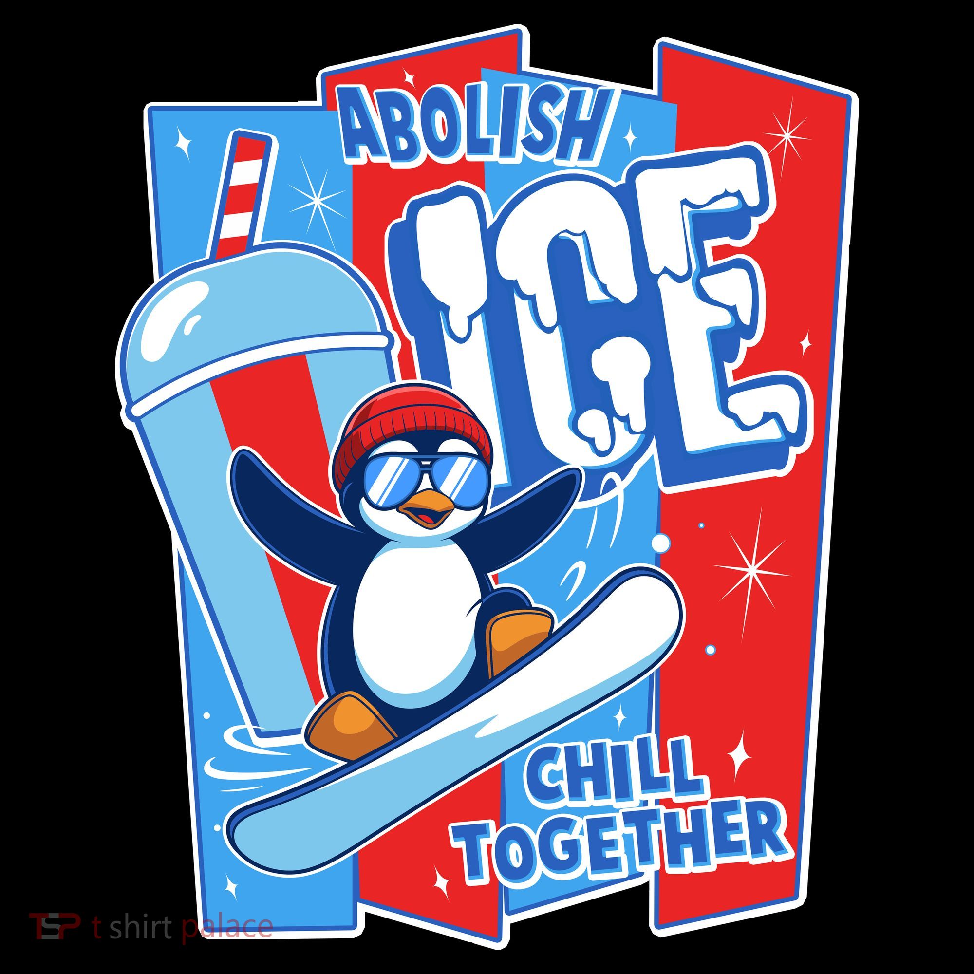 Anti ICE Abolish ICE Chill Together Penguin Coffee Mug