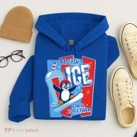Anti ICE Abolish ICE Chill Together Penguin Hoodie thumb 4