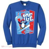 Anti ICE Abolish ICE Chill Together Penguin Sweatshirt thumb 0