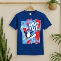 Anti ICE Abolish ICE Chill Together Penguin T-Shirt thumb 2