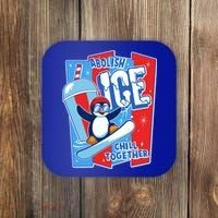 Anti ICE Abolish ICE Chill Together Penguin Coaster thumb 0
