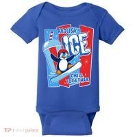 Anti ICE Abolish ICE Chill Together Penguin Baby Bodysuit thumb 0