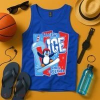 Anti ICE Abolish ICE Chill Together Penguin Tank Top thumb 4