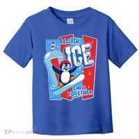 Anti ICE Abolish ICE Chill Together Penguin Toddler T-Shirt thumb 0