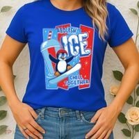Anti ICE Abolish ICE Chill Together Penguin Women's T-Shirt thumb 2