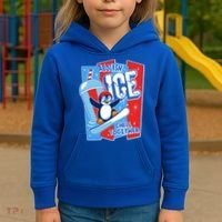 Anti ICE Abolish ICE Chill Together Penguin Kids Hoodie thumb 3