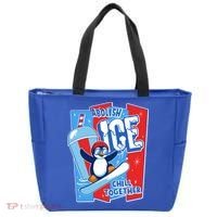 Anti ICE Abolish ICE Chill Together Penguin Tote Bag thumb 0