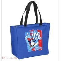 Anti ICE Abolish ICE Chill Together Penguin Tote Bag thumb 2