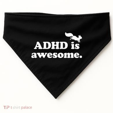 ADHD Is Awesome USA-Made Doggie Bandana