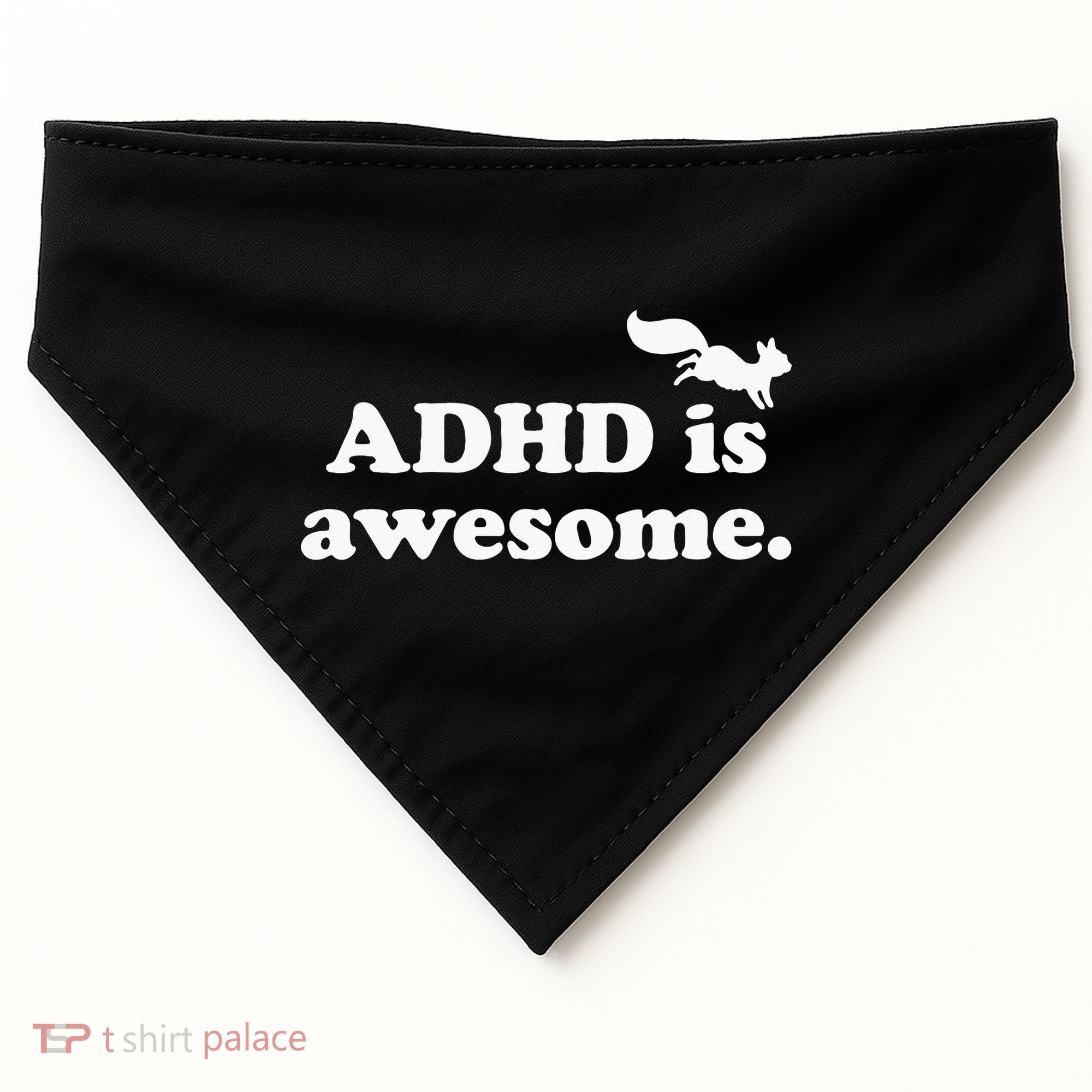 ADHD Is Awesome USA-Made Doggie Bandana