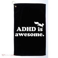 ADHD Is Awesome Golf Towel thumb 0