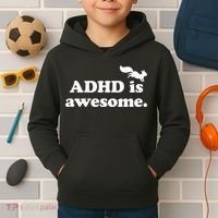 ADHD Is Awesome Kids Hoodie thumb 2