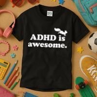 ADHD Is Awesome Kids T-Shirt thumb 3