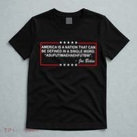 America Is A Nation That Can Be Defined In A Single Word Funny Joe Biden Quote T-Shirt thumb 5