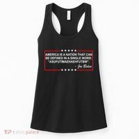 America Is A Nation That Can Be Defined In A Single Word Funny Joe Biden Quote Women's Tank Top thumb 0