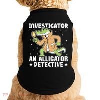 Alligator Investigator An Alligator Detective Doggie Tank thumb 0