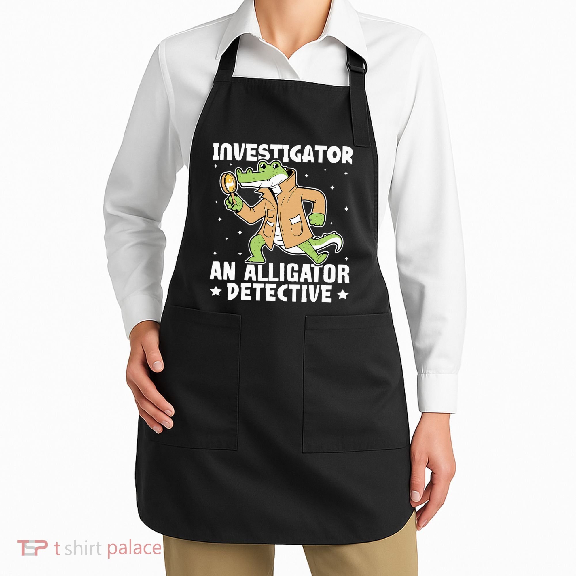 Alligator Investigator An Alligator Detective Apron