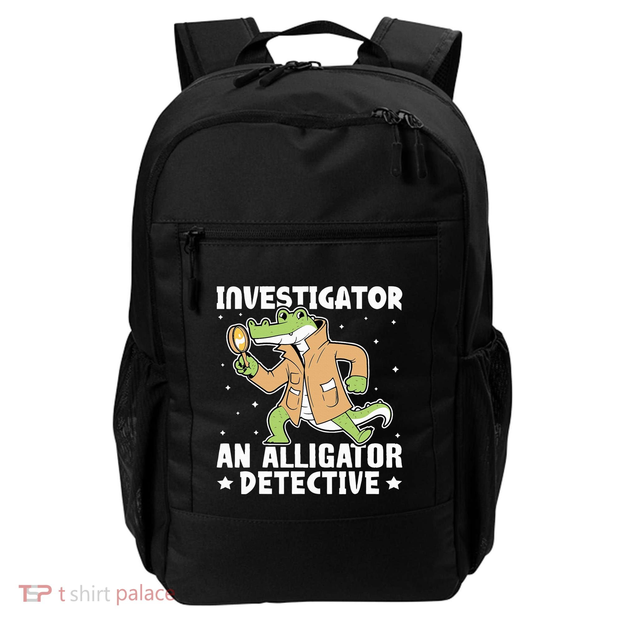 Alligator Investigator An Alligator Detective Backpack