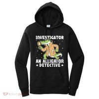 Alligator Investigator An Alligator Detective Women's Hoodie thumb 0
