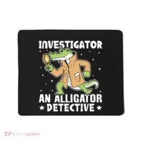 Alligator Investigator An Alligator Detective Mousepad thumb 0