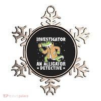 Alligator Investigator An Alligator Detective Ornament thumb 0