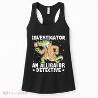 Alligator Investigator An Alligator Detective Women's Tank Top thumb 0