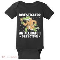 Alligator Investigator An Alligator Detective Baby Bodysuit thumb 0