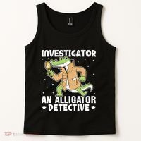 Alligator Investigator An Alligator Detective Tank Top thumb 2
