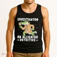 Alligator Investigator An Alligator Detective Tank Top thumb 3