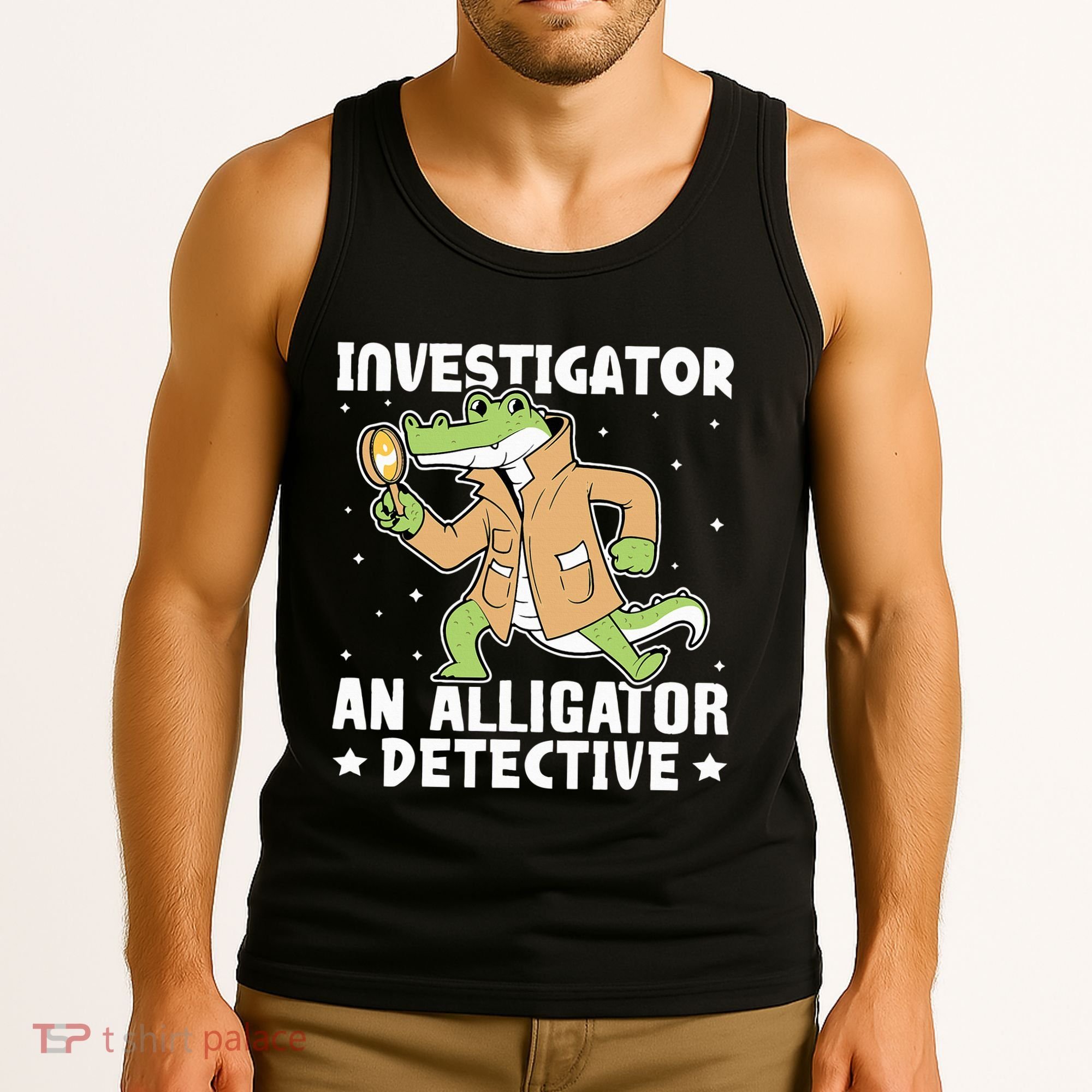 Alligator Investigator An Alligator Detective Tank Top