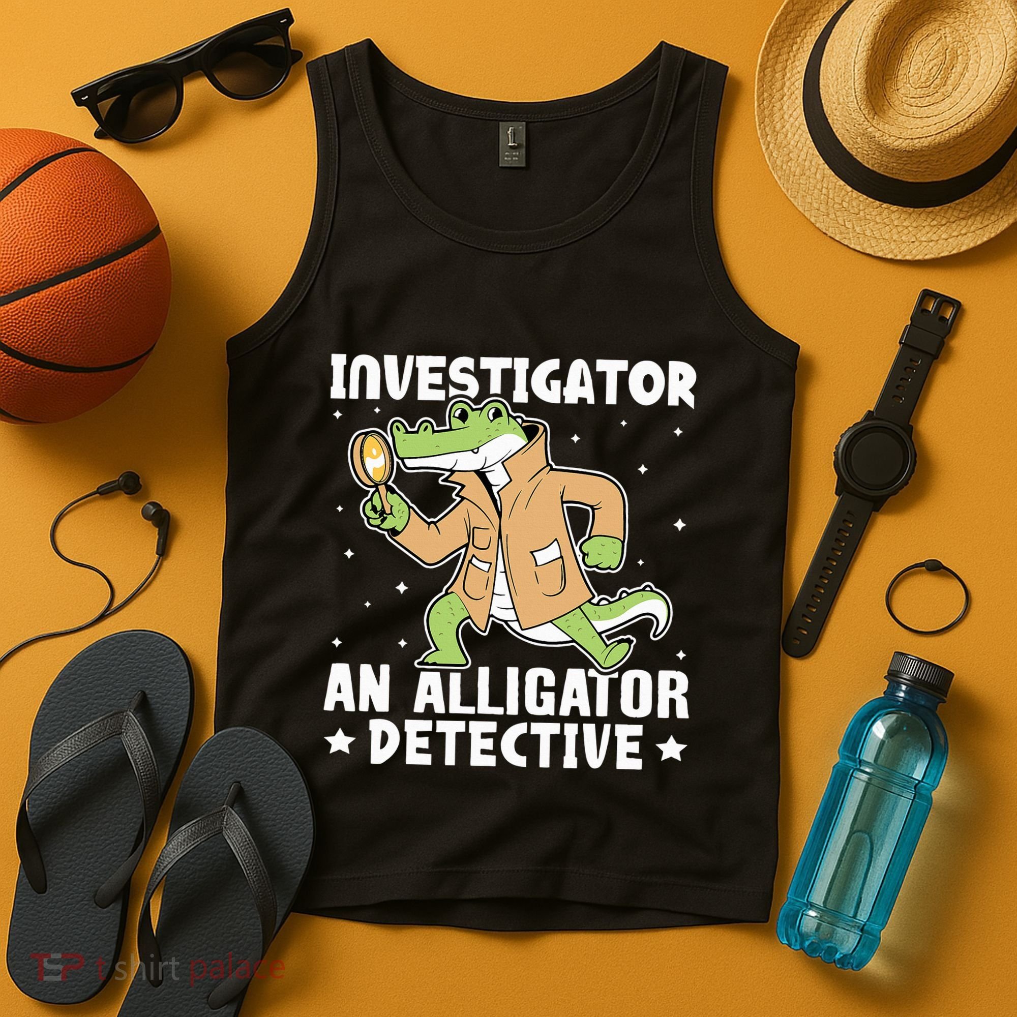 Alligator Investigator An Alligator Detective Tank Top