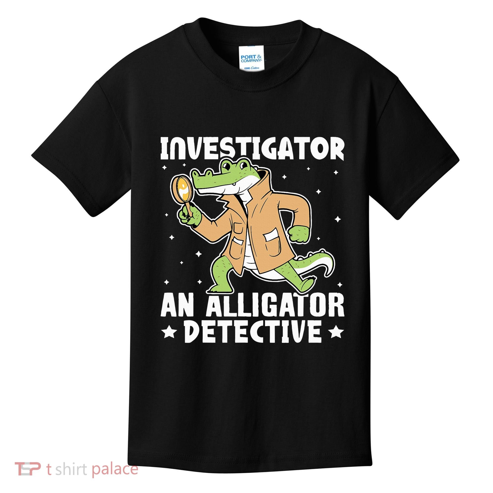 Alligator Investigator An Alligator Detective Kids T-Shirt