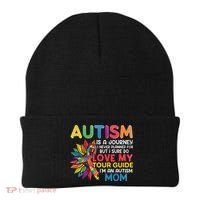 Autism Is A Journey I Never Planned Love My Guide Mom Beanie thumb 0