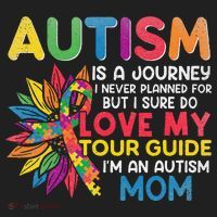 Autism Is A Journey I Never Planned Love My Guide Mom Beanie thumb 2