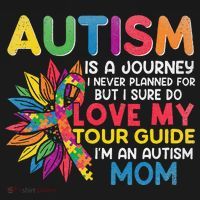 Autism Is A Journey I Never Planned Love My Guide Mom Women's Hoodie thumb 2