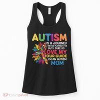 Autism Is A Journey I Never Planned Love My Guide Mom Women's Tank Top thumb 0