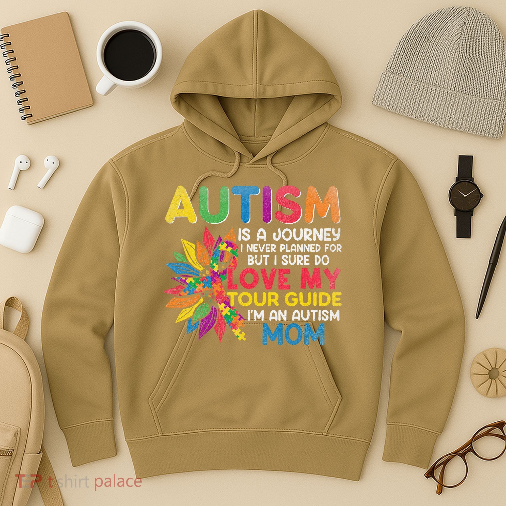 Autism Is A Journey I Never Planned Love My Guide Mom Hoodie