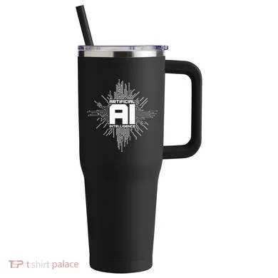 Artificial Intelligence Ai Computer Science 40oz Vacuum Insulated Stainless Steel Travel Tumbler