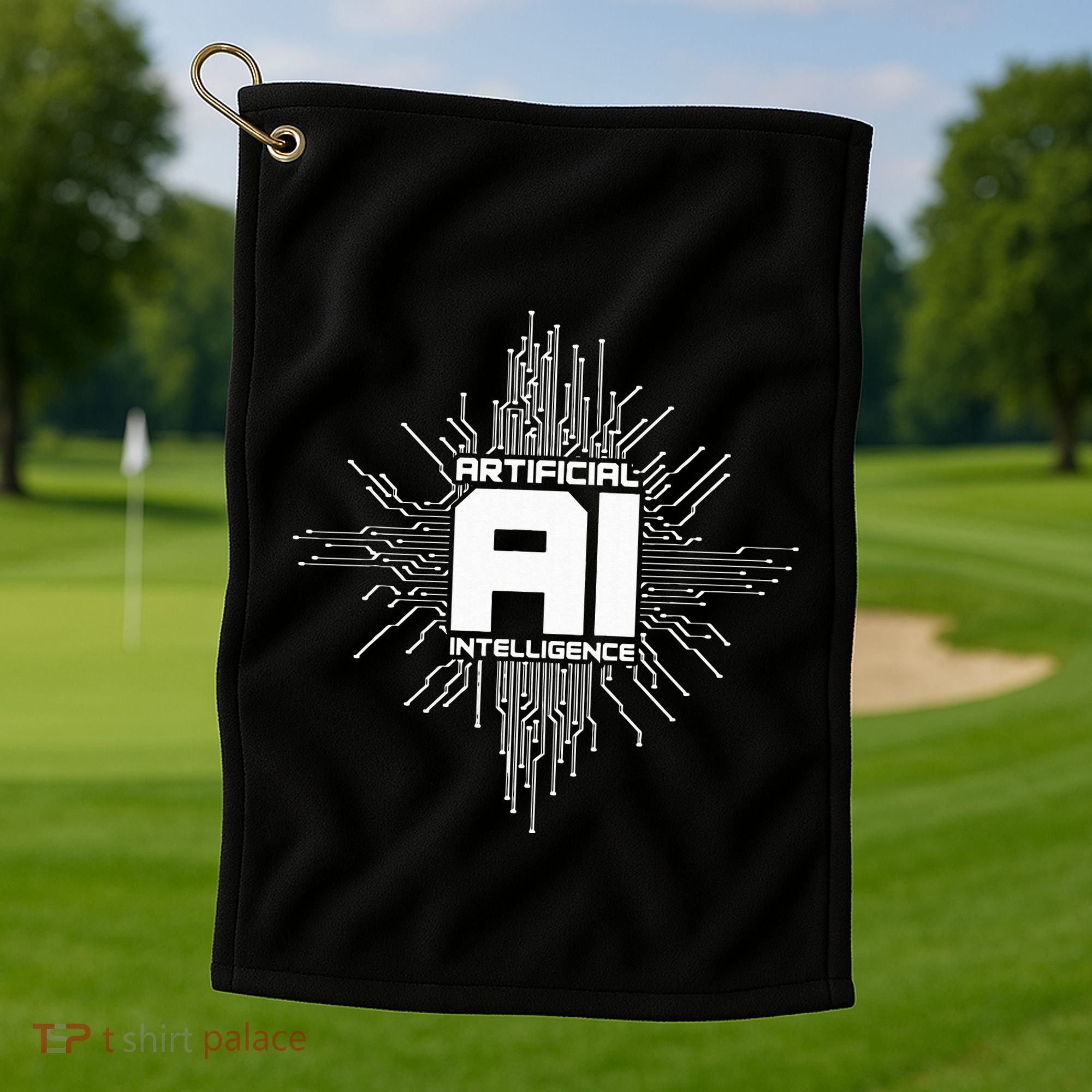 Artificial Intelligence Ai Computer Science Golf Towel