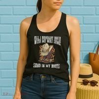 All I Brought Back With Me Was Some Sand In My Boots Women's Tank Top thumb 2