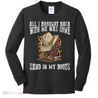 All I Brought Back With Me Was Some Sand In My Boots Kids Long Sleeve Shirt thumb 0
