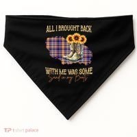 All I Bought Back With Me Was Some Sand In My Boots USA-Made Doggie Bandana thumb 0