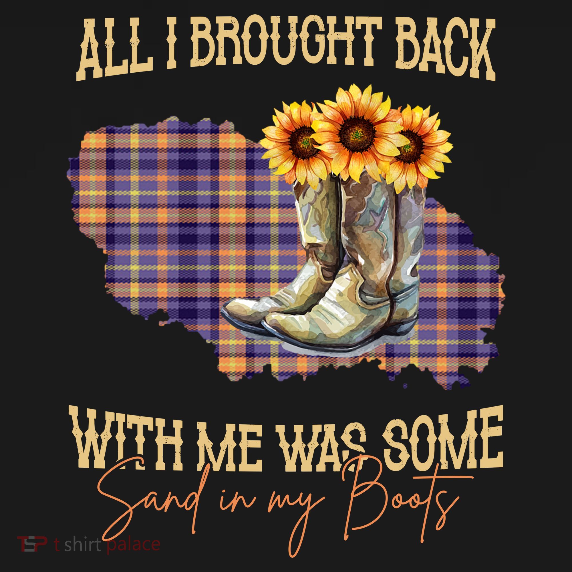All I Bought Back With Me Was Some Sand In My Boots USA-Made Doggie Bandana