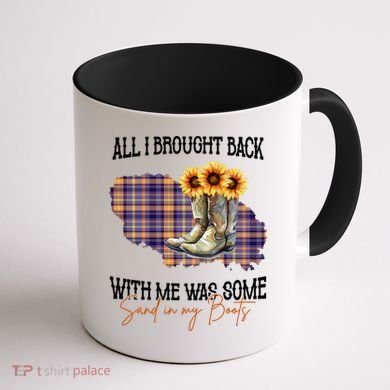 All I Bought Back With Me Was Some Sand In My Boots Coffee Mug back