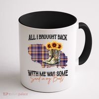 All I Bought Back With Me Was Some Sand In My Boots Coffee Mug thumb 1