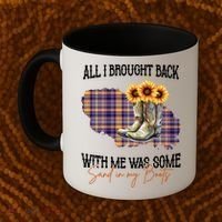 All I Bought Back With Me Was Some Sand In My Boots Coffee Mug thumb 2